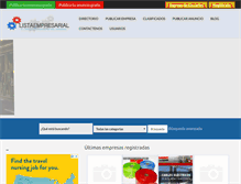 Tablet Screenshot of listaempresarial.com